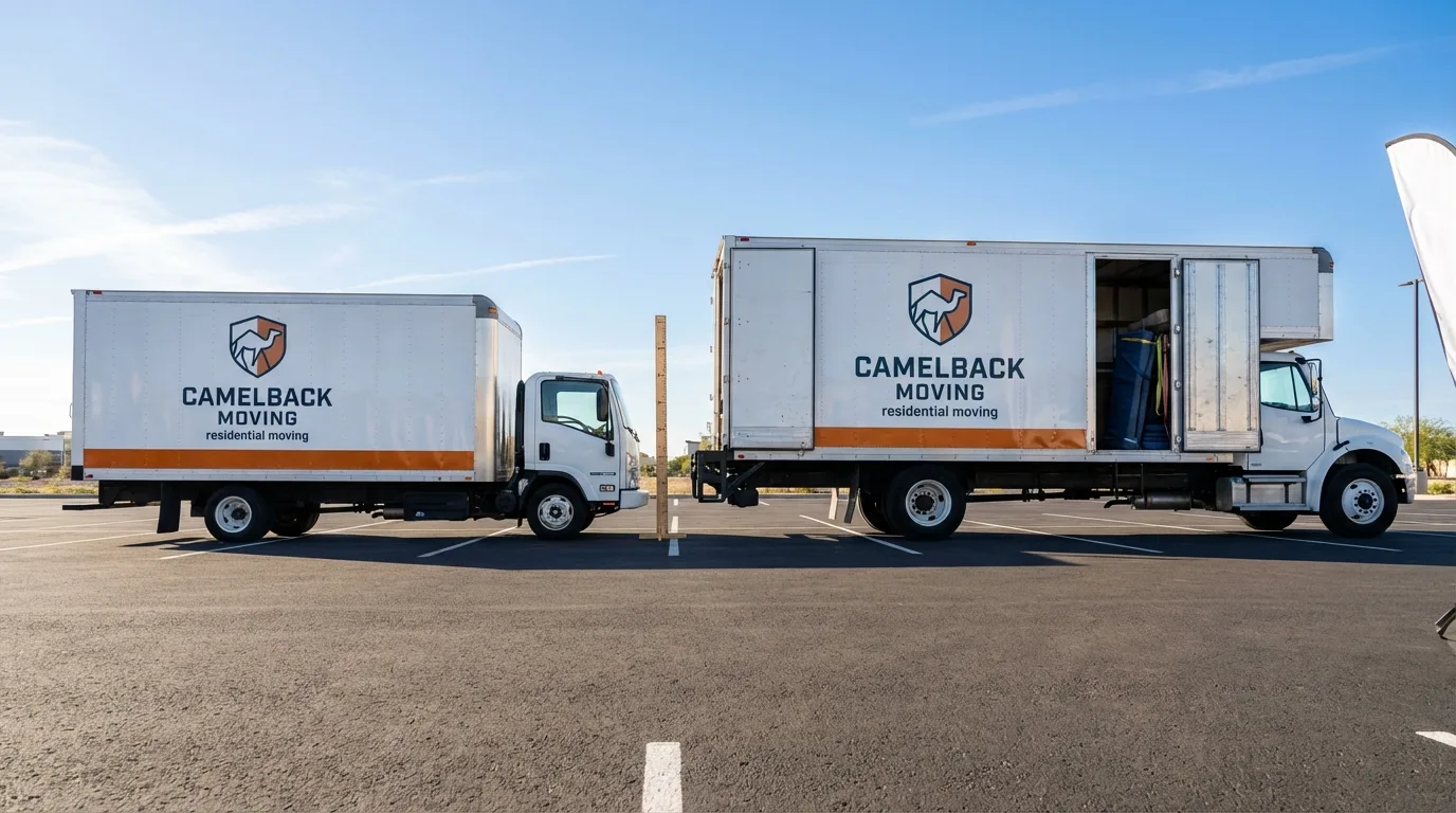 Moving truck size capacity guide in San Luis